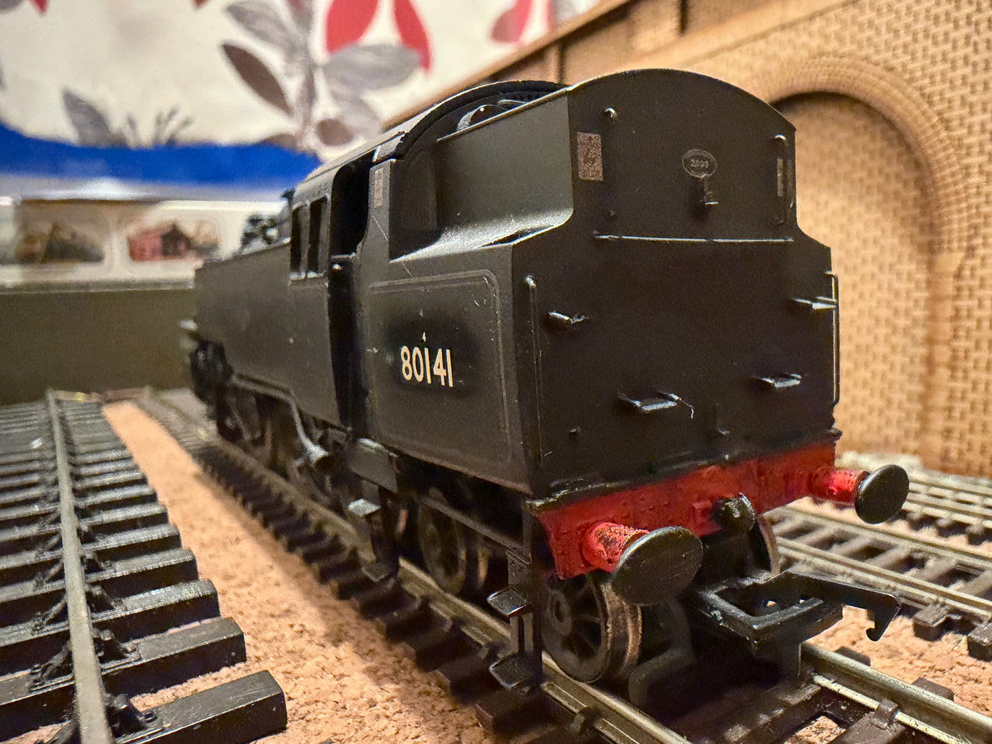 Bachmann 32-358 (OO) British Railways Standard 4MT Tank No.80141 in Weathered BR black. 