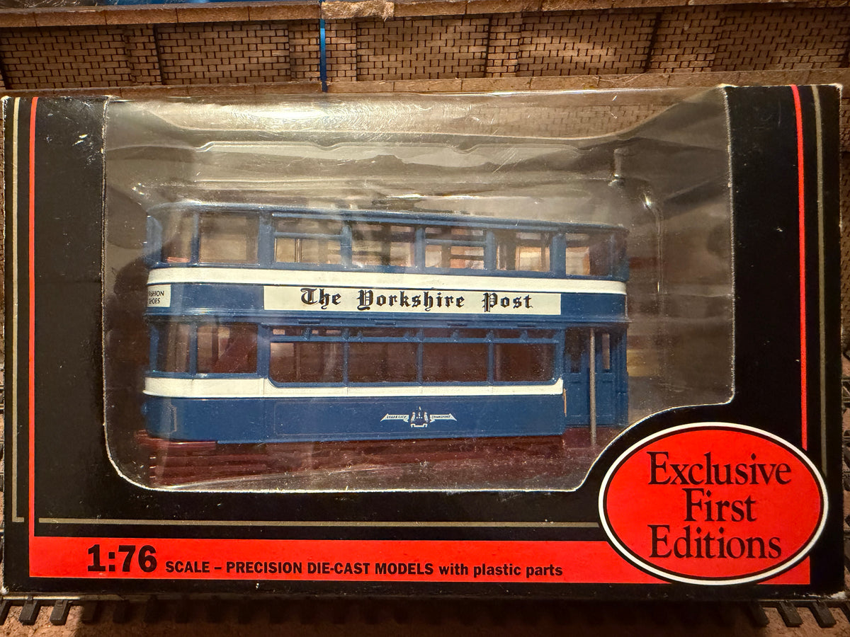 EFE E14301 (OO / 1:76) Horsefield Tram No.161 in Leeds City Transport Livery 