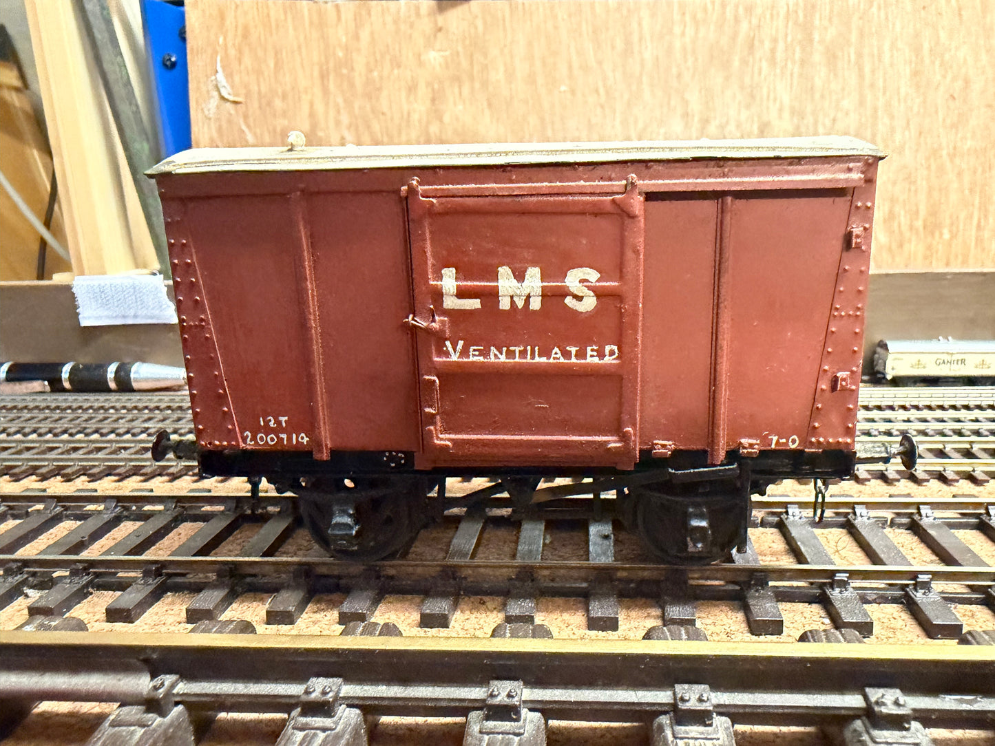 Scratch Built (O) London Midland & Scottish 12T Ventilated Van No.200714. 
