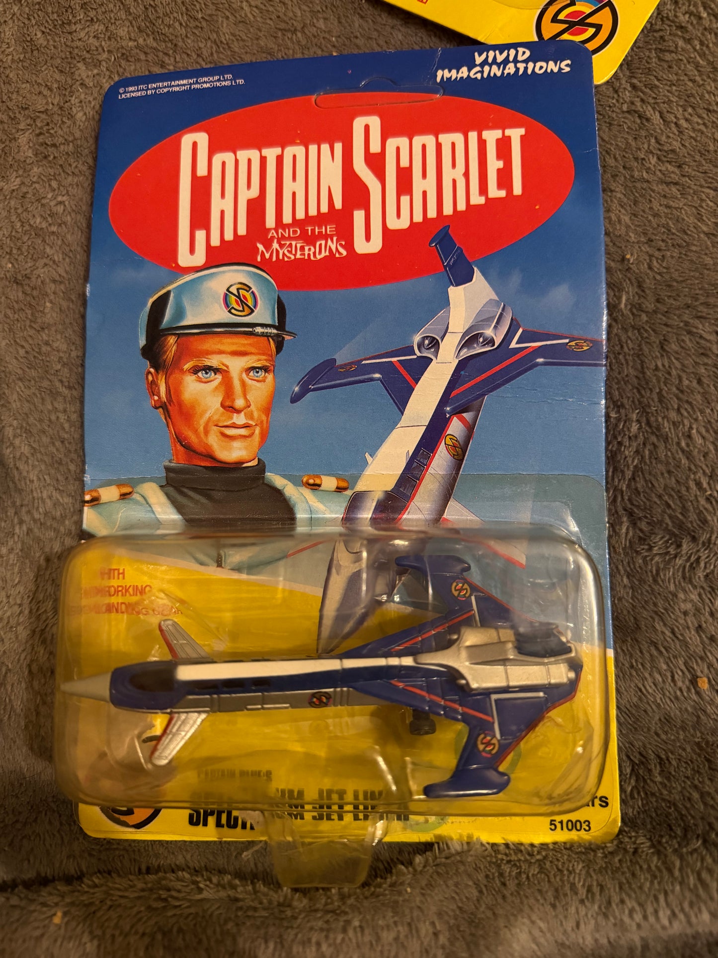 Vivid Imaginations 51003. Captain Scarlet and the Mysterons. Captain Blue’s Spectrum Jet Liner 