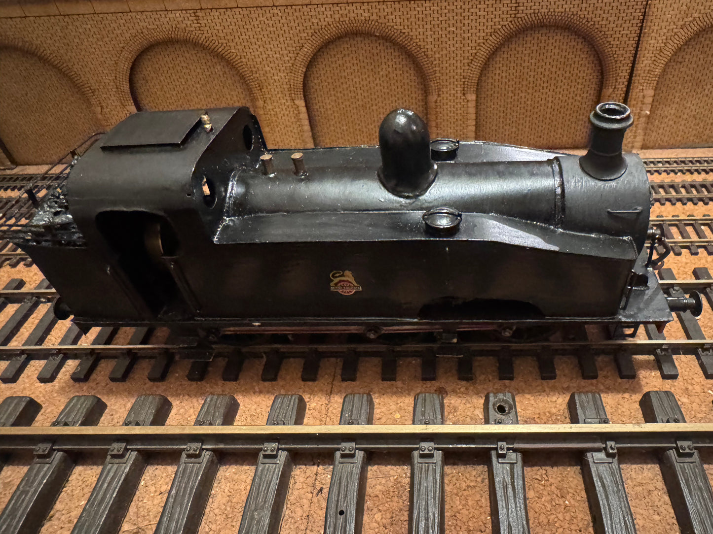 Manufacturer Unknown (O Gauge) Ex GNR / LNER J50 (No Number) in British Railways Unlined Black. Brass Construction. 