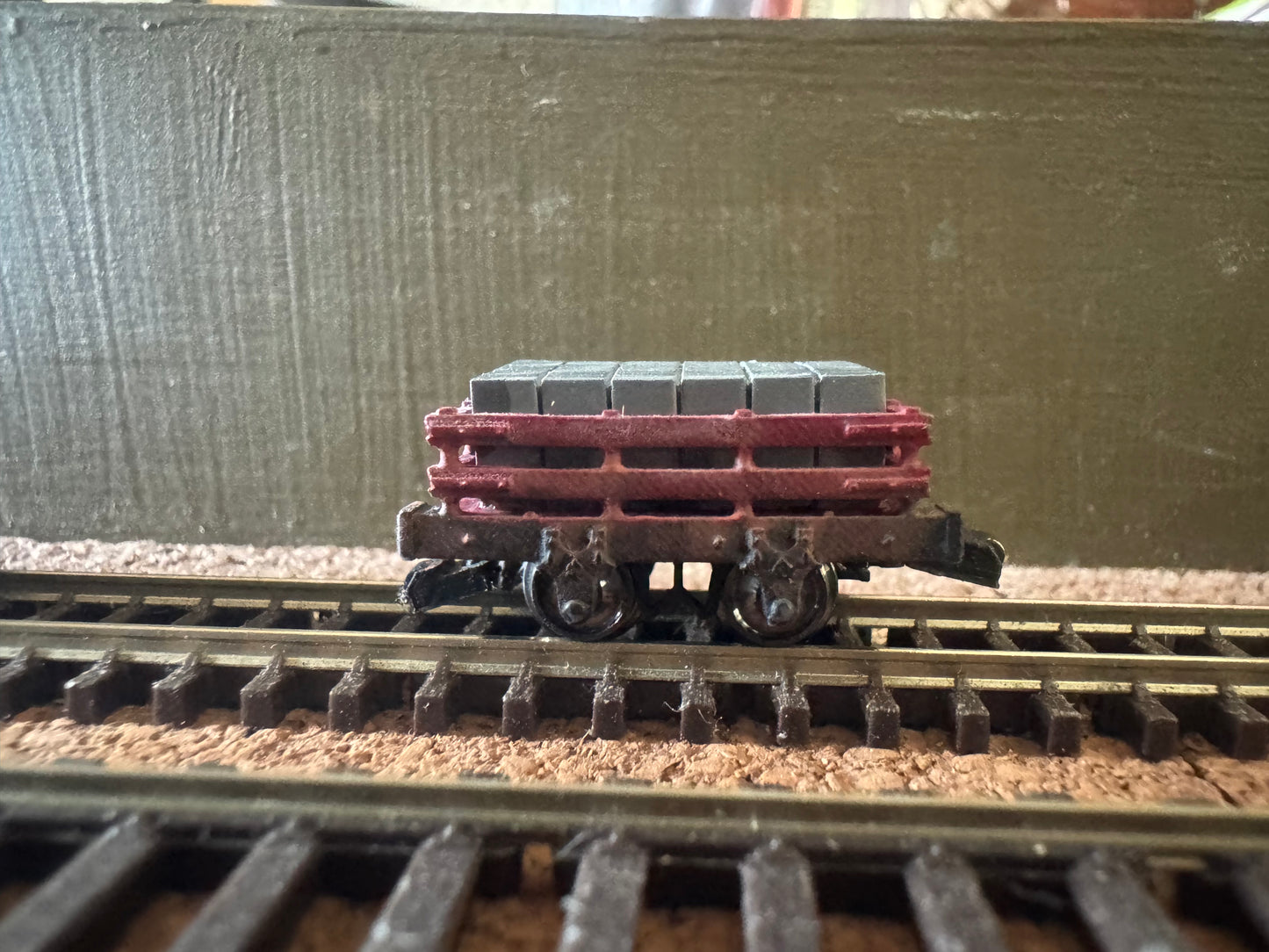 Mini Builds (OO9) Talyllyn Railway Two Bar Loaded 2T Slate Wagons. (Temporally out of stock)