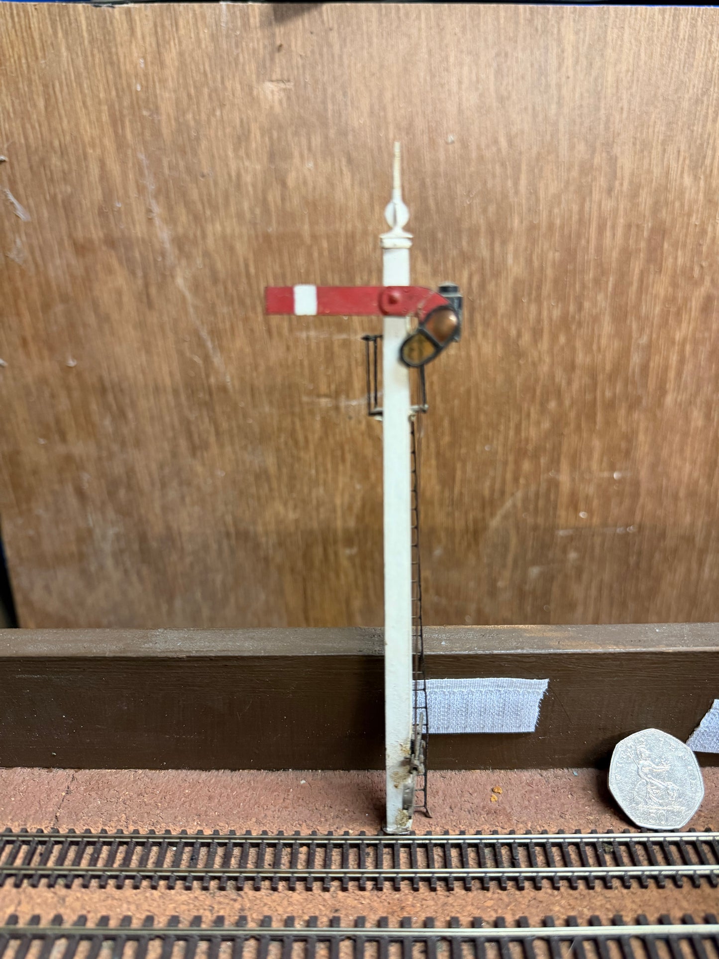 Scratch Built (O) Midland Railway / M&GN Lower Quadrant Semaphore Stop Signal 