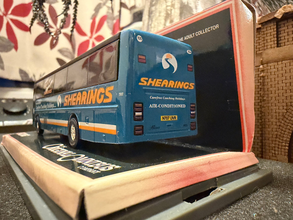Corgi 42715 (1:76 / OO) Van Hool Alizee in Shearings 500th Livery. Fleet Number 707, Registered Number N707UVR. Limited Edition No.4982 of 11900 