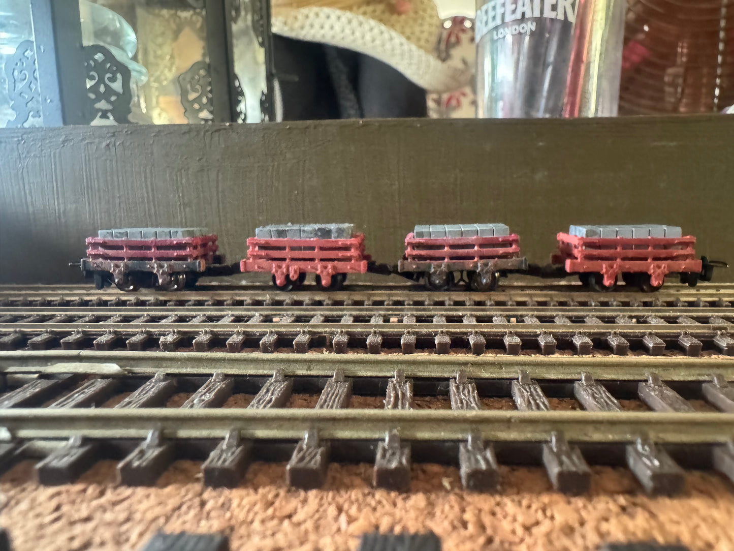 Mini Builds (OO9) Talyllyn Railway Two Bar Loaded 2T Slate Wagons. (Temporally out of stock)