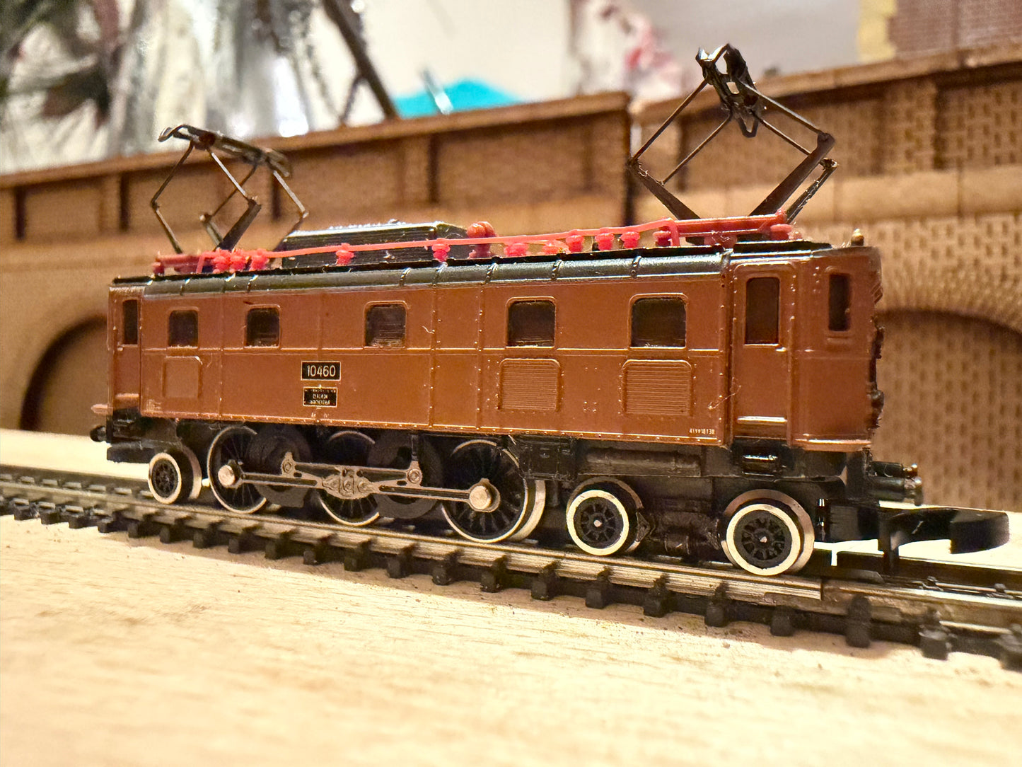 Marklin Mini Club 8851 (Z) SBB Class Ae 3/6 II 10460 in SBB Brown 