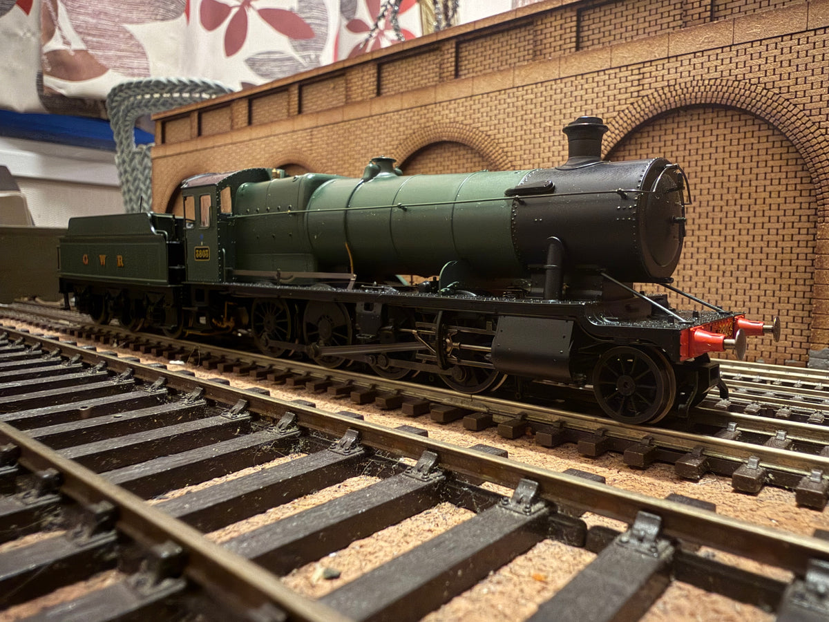 Hornby R2918 (OO) Great Western Railway 28xx No.3803 in Unlined GWR Green. DCC Ready