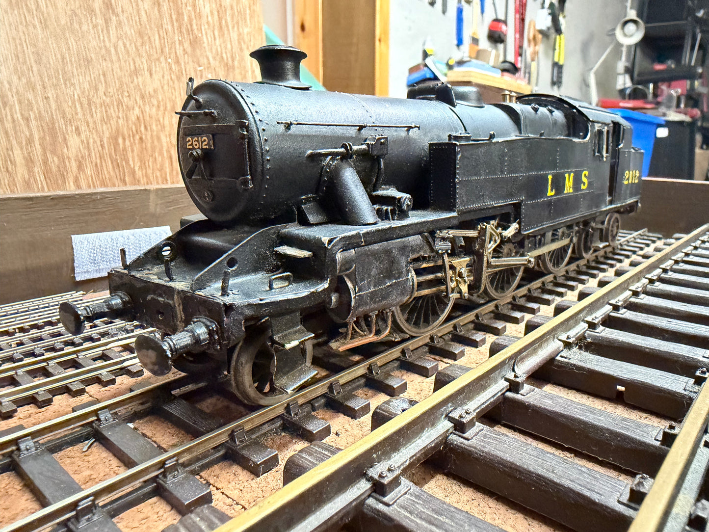 Manufacturer Unknown (O Gauge) London Midland & Scottish Railway ‘Stanier’ 4P Tank No.2612 in unlined LMS Black.