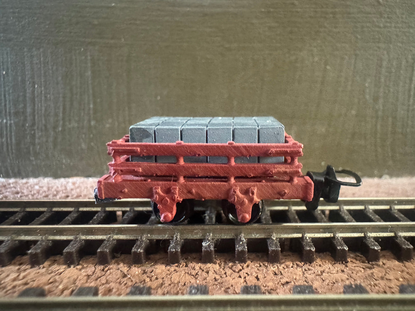 Mini Builds (OO9) Talyllyn Railway Two Bar Loaded 2T Slate Wagons. (Temporally out of stock)