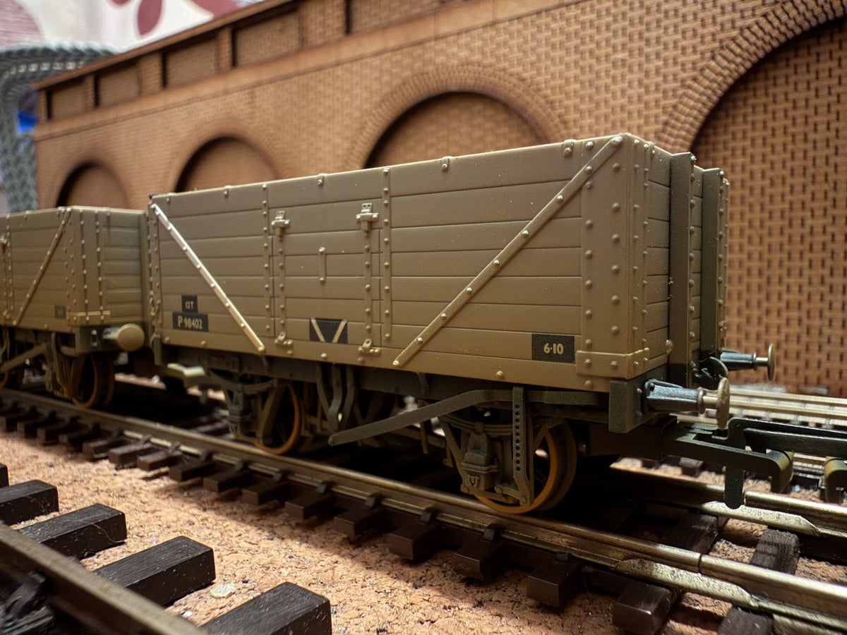 Oxford Rail OR76MW7016 (OO) British Railways Weathered Seven Plank Wagon Tipple Pack