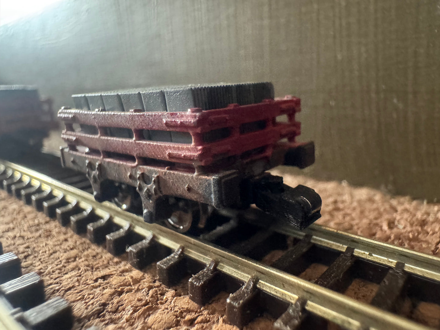 Mini Builds (OO9) Talyllyn Railway Two Bar Loaded 2T Slate Wagons. (Temporally out of stock)