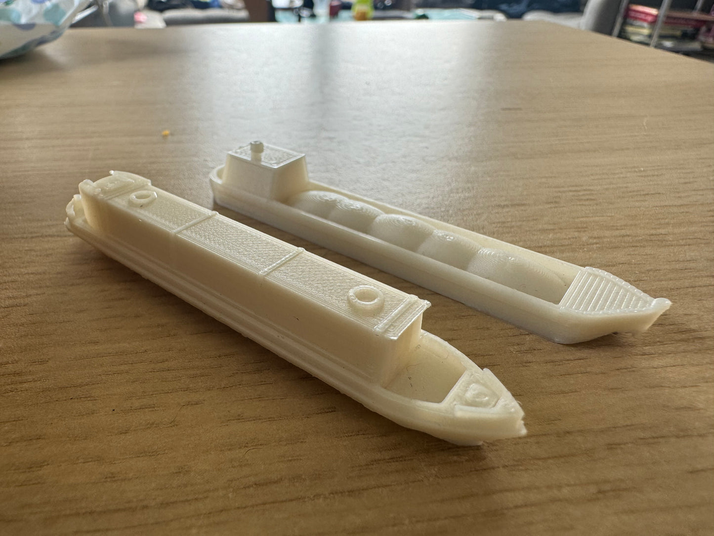 3D Printed (N Scale) Unpainted Narrow Boats Bundle