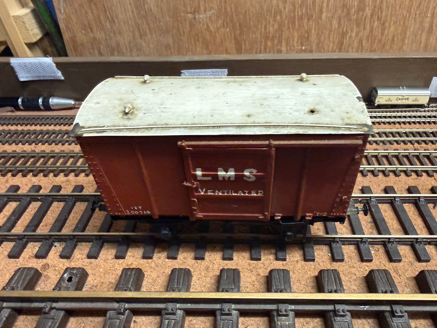 Scratch Built (O) London Midland & Scottish 12T Ventilated Van No.200714. 