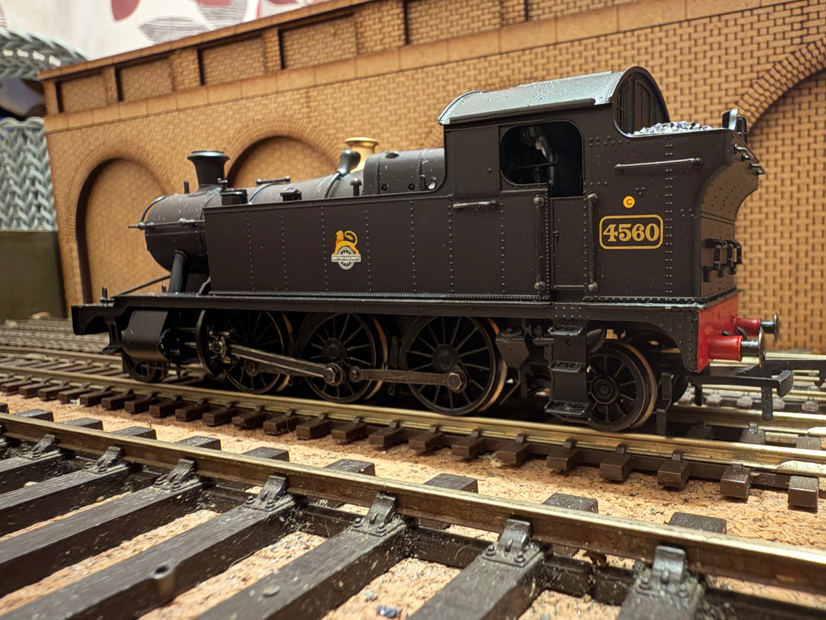 Bachmann 32-126 (OO) Ex GWR, 45XX ‘Small Prairie’ No.4560 in Unlined British Railways Black (Shed Code, 82C Swindon Depot)