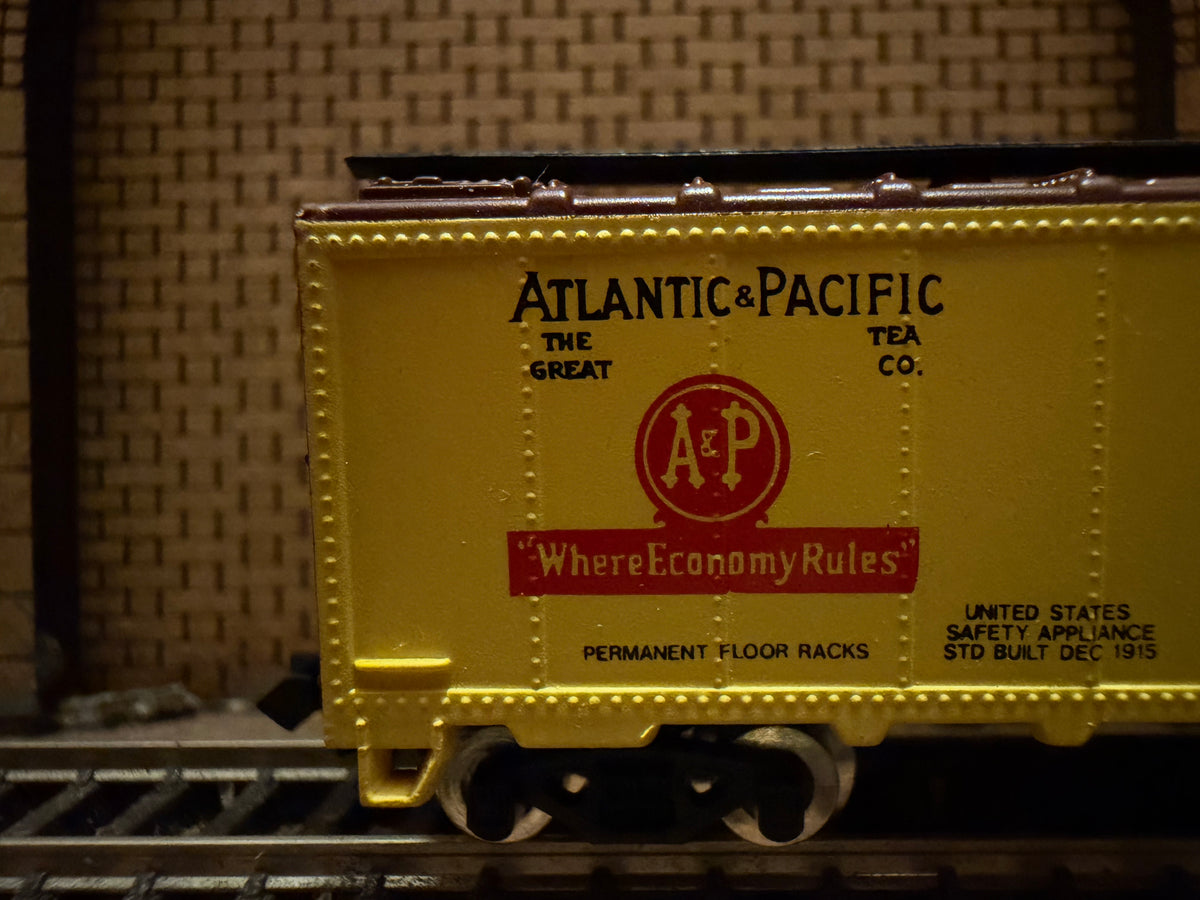 Model Power No.3717 (N Scale) Union Refrigerator Transit, Box Car No.23089 In Atlantic & Pacific Tea Livery 