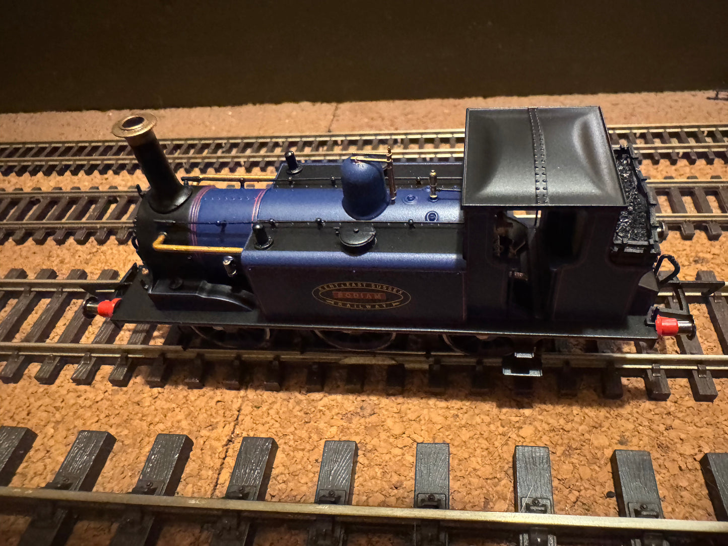 Hornby R30005 (OO) Ex LBSC A1 “Bodium” in Kent & East Sussex Railway Lined Blue. DCC Ready 