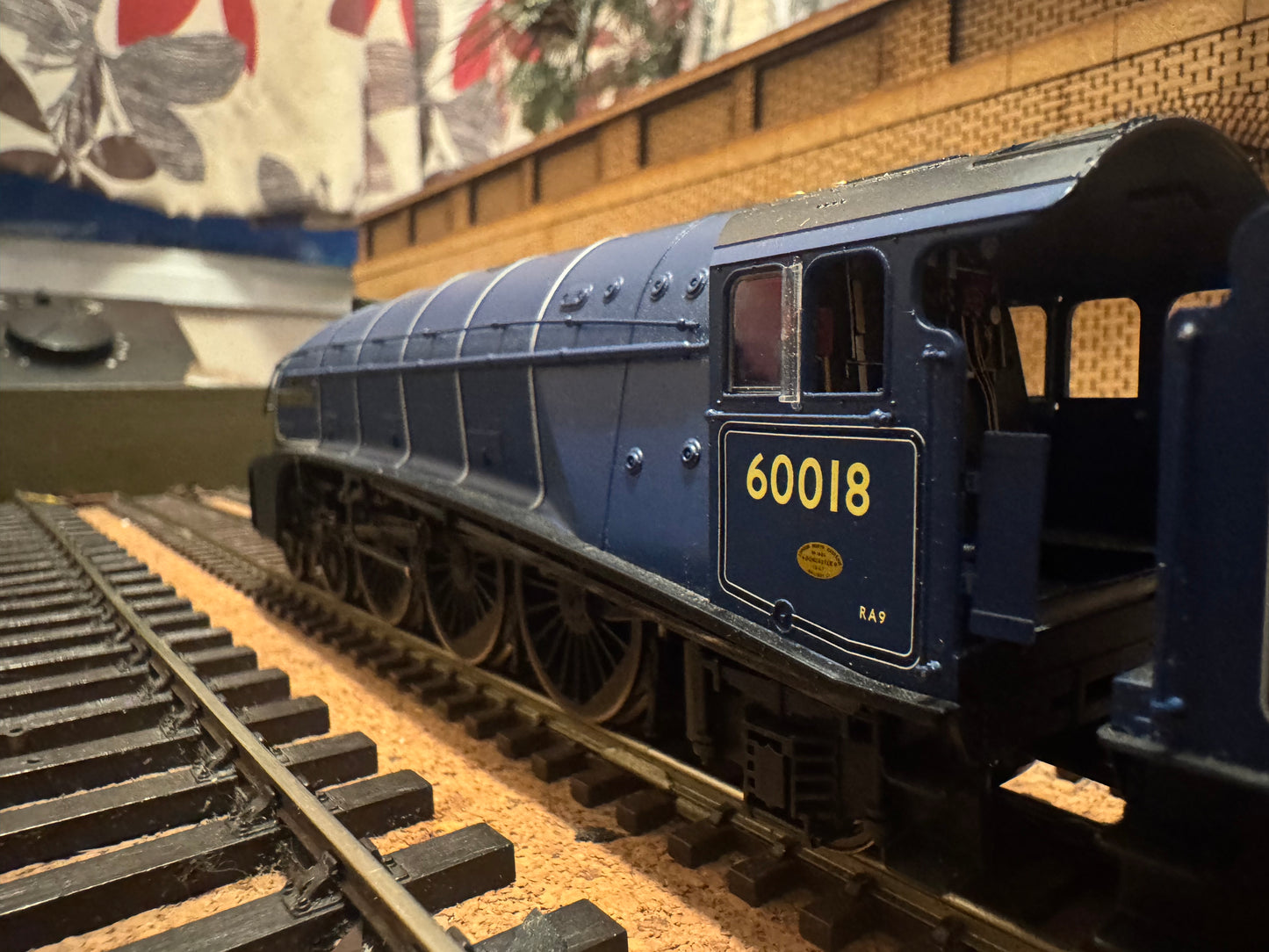 Hornby R2991XS (OO) Ex LNER A4 No.60018 ‘Sparrow Hawk’ in British Railways Express Blue. (Shed Code 52A, Gateshead Depot) DCC Sound Fitted 