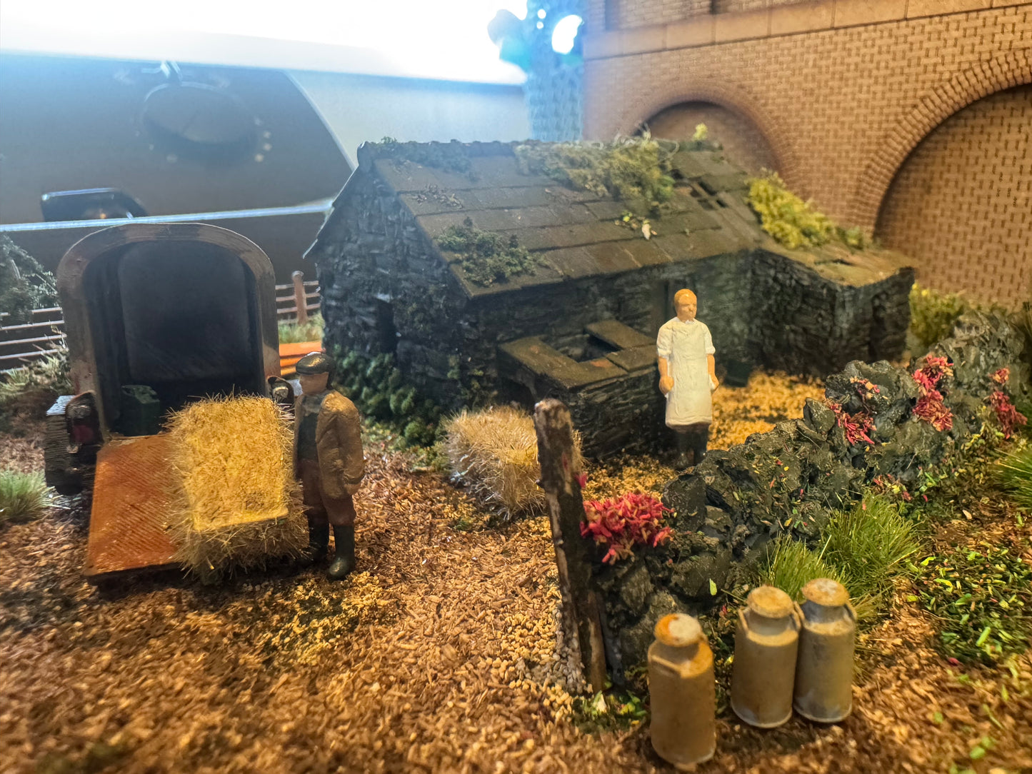Colin Lipscomb 001 (OO9) Rural Life, Narrow Gauge Railway Diorama 