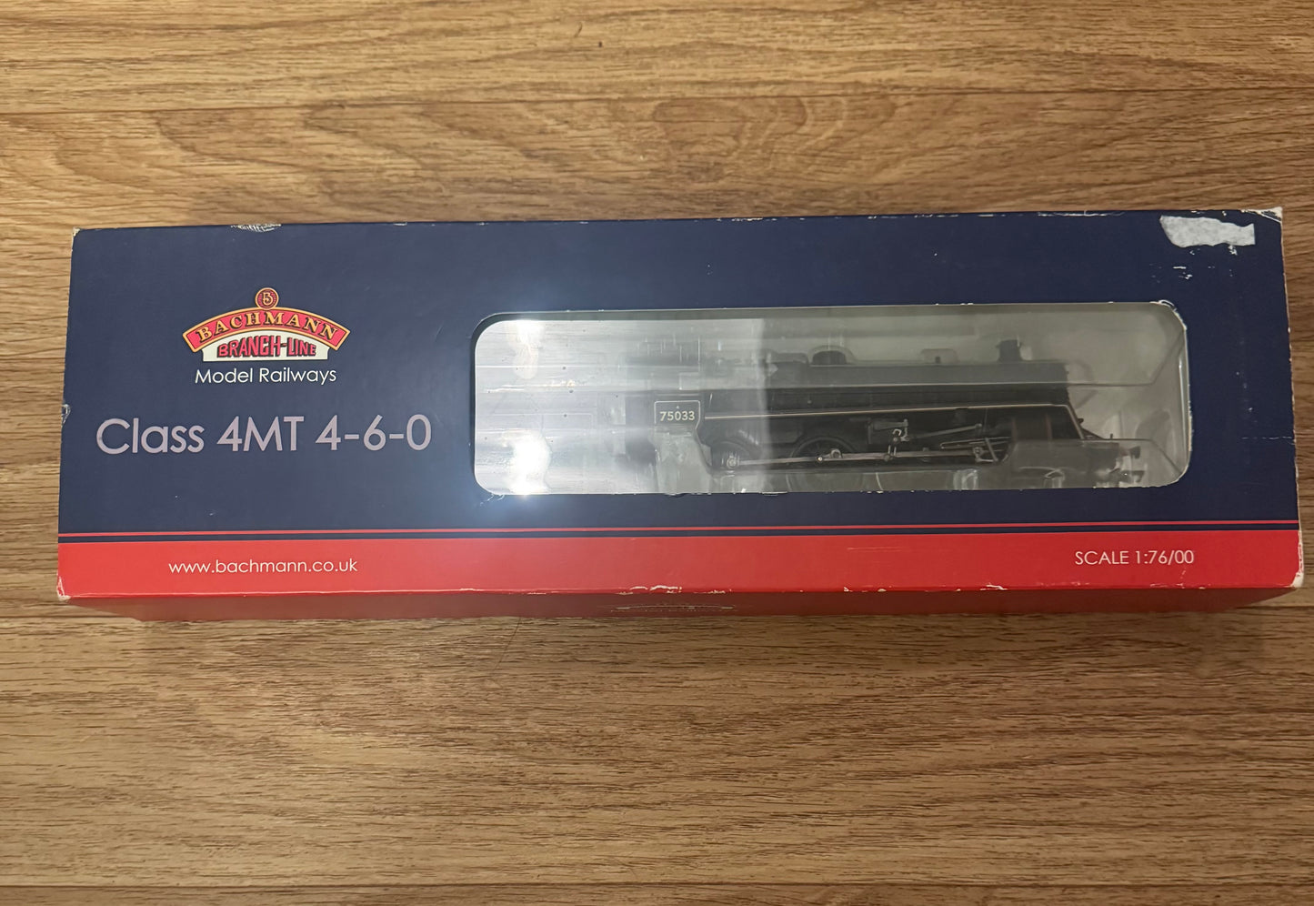 Bachmann 31-118 (OO) British Railways Standard 4MT 4-6-0 No.75033 in British Railways Lined Black. (Shed Code 89C, Aberystwyth Depot). DCC Ready