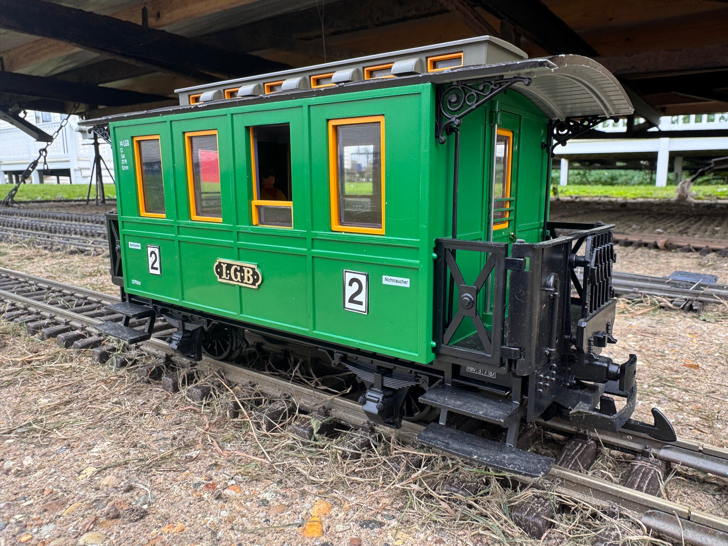 LGB 3010 (G Scale) Zillertal Bahn style 2nd Class Coach in LGB Green 