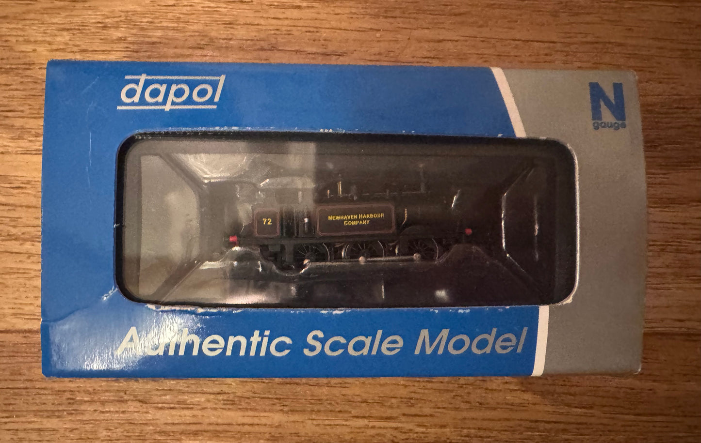 Dapol 2S-012-016 (N Gauge) Ex LBSCR A1X ‘Terrier’ No.72 [Fenchurch] in Newhaven Harbour Company Lined Black 