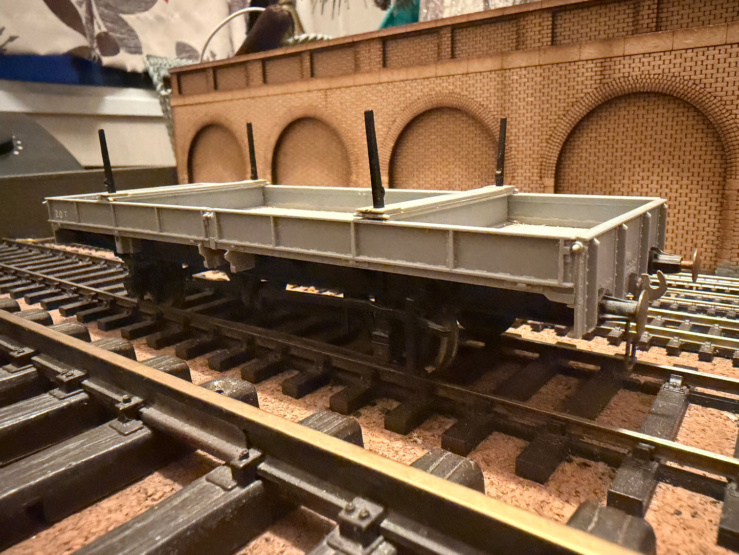 Parkside PS20 (O Gauge) Unbranded Double Bolster Wagon 