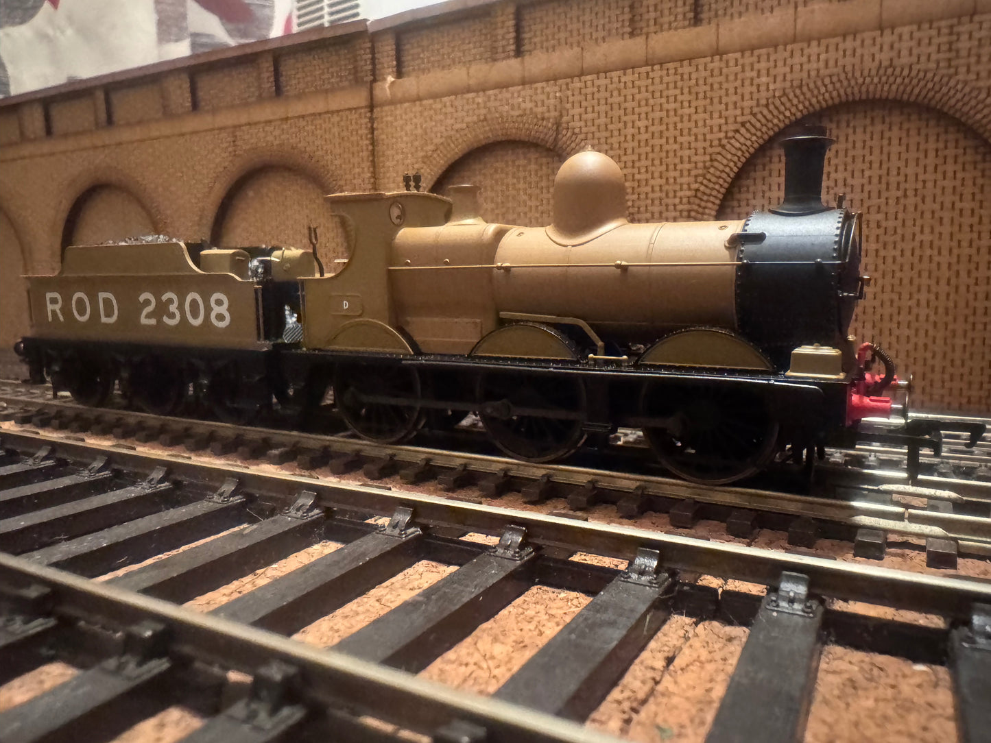 Oxford Rail OR76DG009 (OO) Ex GWR 2301 Class ‘Dean Goods’ No.2308 in WW1 Railway Operating Devision khaki livery. DCC Ready 