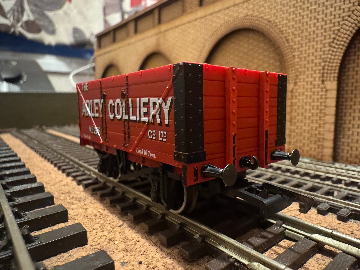 Oxford Rail OR76MW7008 (OO) Arley Collery 12T Severn Plank Open Wagon No.286 