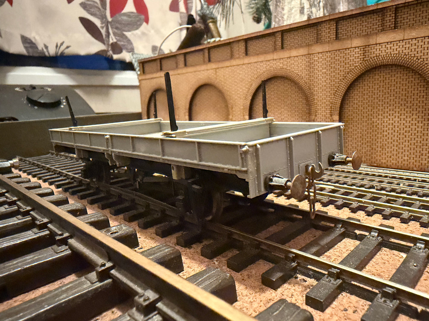 Parkside PS20 (O Gauge) Unbranded Double Bolster Wagon 