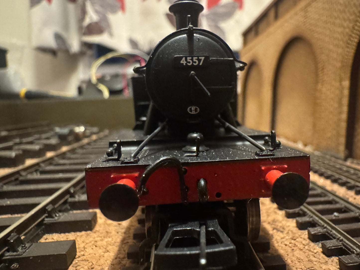 Bachmann 32-129 (OO) Ex GWR 45xx No.4557 in British Railways Lined Black. (Shed Code 87H, Neyland Depot) 