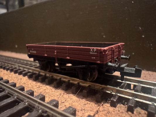Graham Farish 377-501A (N Gauge) British Railways 12Ton Three Plank Open Wagon No.470105 in BR Bauxite 