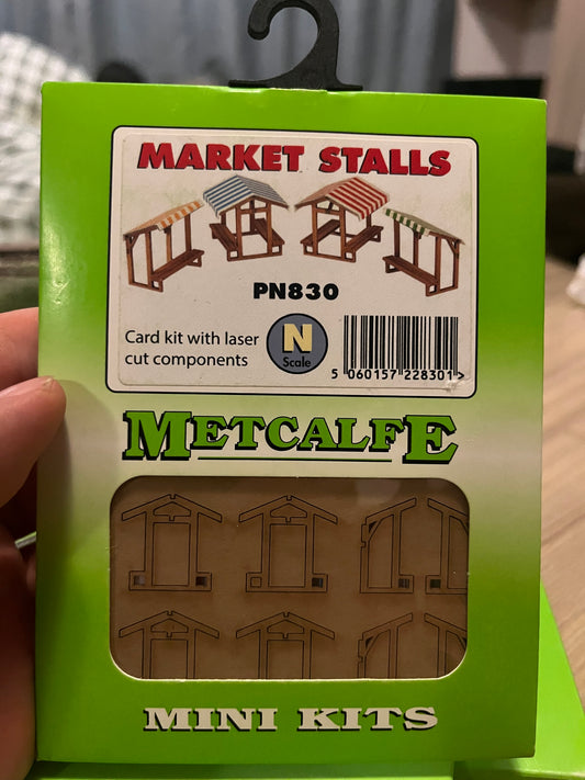 Metcalfe (N Gauge) Market Stalls