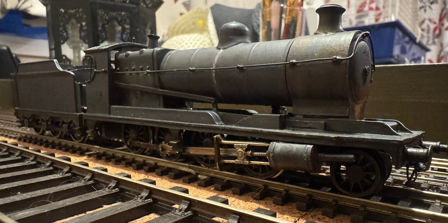K’s Kit (OO) Ex ROD / GWR 3000 Class, in Heavily Weathered, Unbranded Black. 