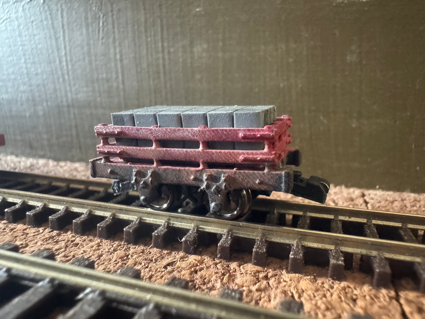 Mini Builds (OO9) Talyllyn Railway Two Bar Loaded 2T Slate Wagons. (Temporally out of stock)
