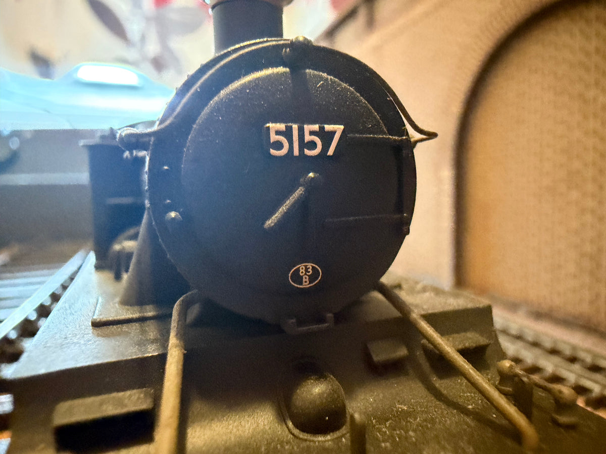 Hornby R2624 (OO) Ex GWR 5101 ‘Large Prairie’ in Weathered British Railways Unlined Black. (Shed Code, 83A Taunton Depot) DCC Ready 