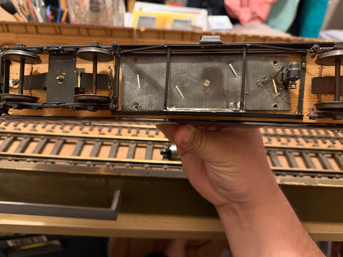 Scratch Built (O Gauge) London Midland & Scottish Railway 50ft Baggage Bogie Coach