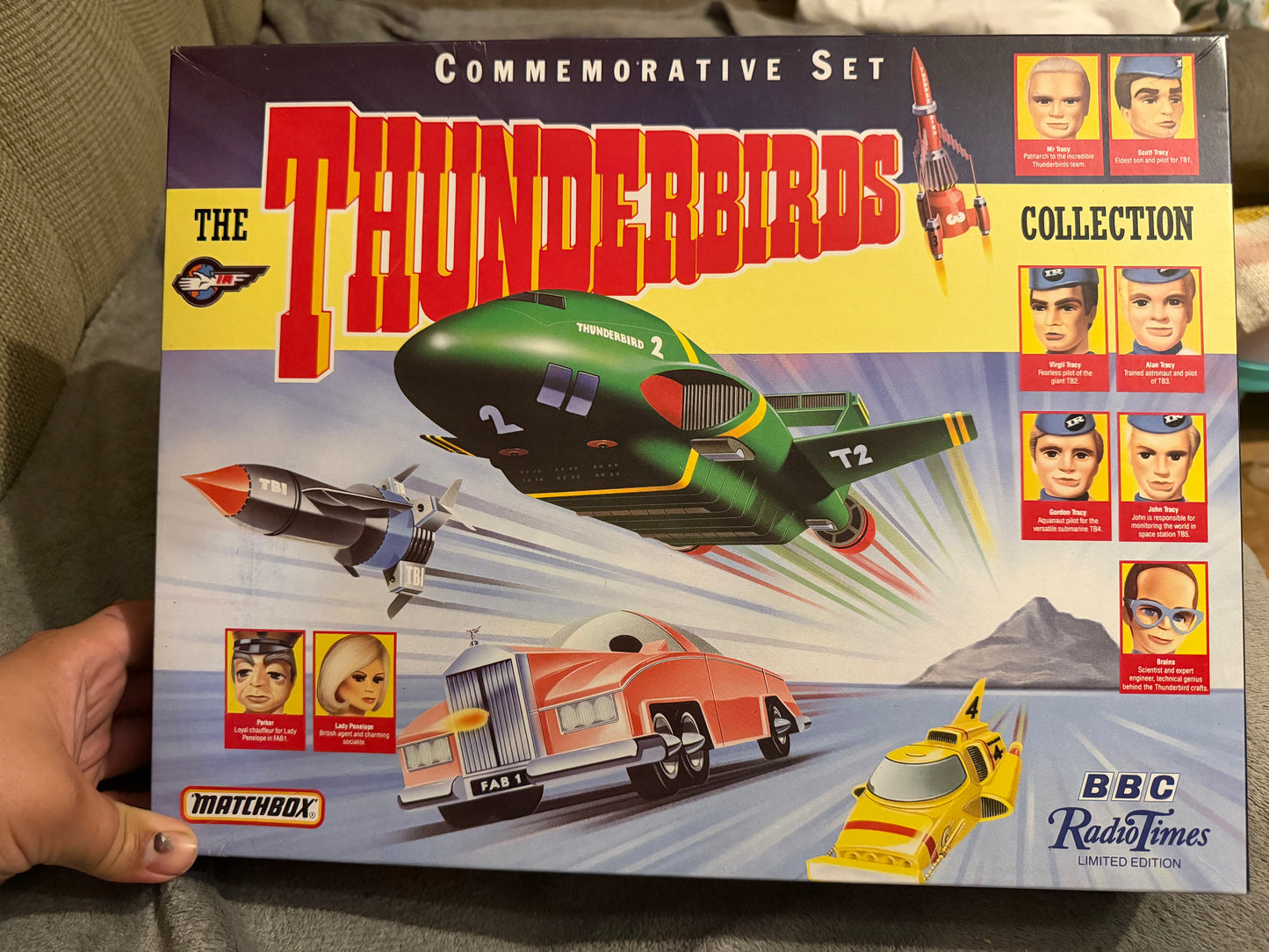 Matchbox / BBC Radio Times, Thunderbirds Limited Edition Commemorative Set 