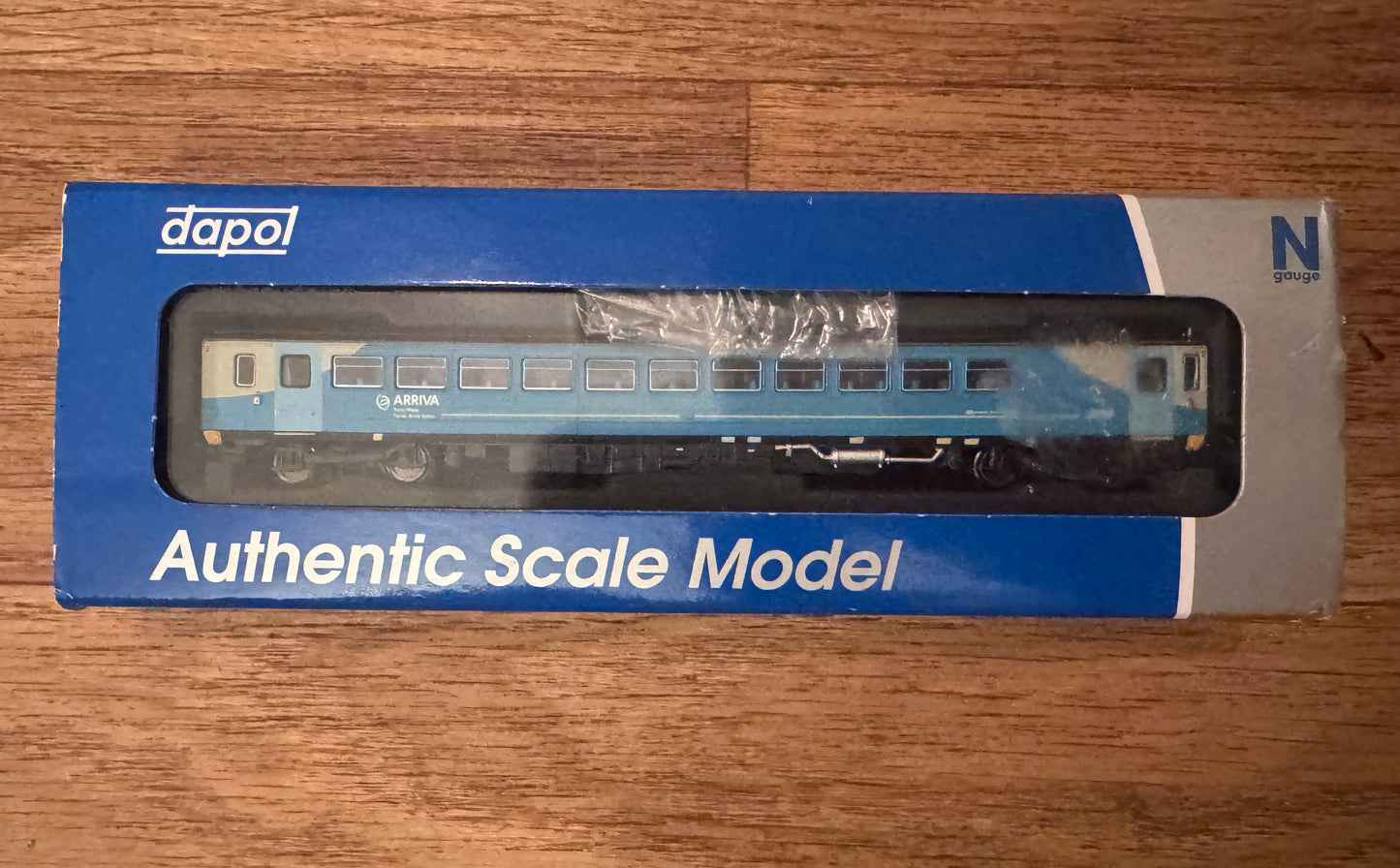 Dapol 2D-020-004D (N Gauge) Ex BR Class 153 Sprinter No.153323 in Arriva Trains Wales livery. DCC ready. 