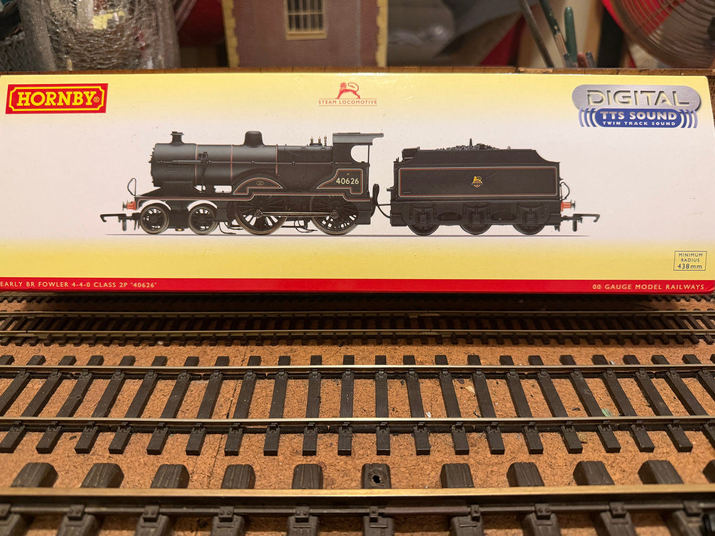 Hornby R3459TTS (OO) Ex LMS, ‘Fowler’ 2P No.40626 in British Railways Lined Black, (Shed Code 67D, Ardrossan Depot) DCC Sound Fitted 