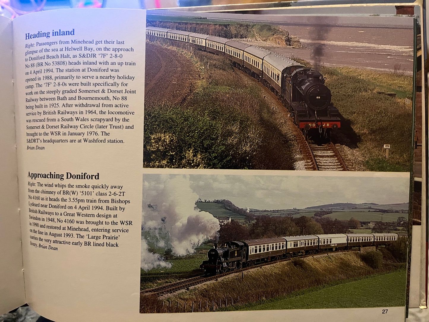 Locomotives Of The West Somerset Railway in Colour