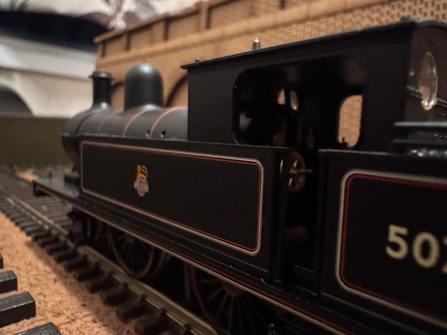 Bachmann 31-169 (OO) Ex L&Y / LMS Class 5 / 2P, 2-4-2 Tank. No.50705 in British Railways Lined Black. (Shed Code 24F, Fleetwood Depot) DCC Ready 