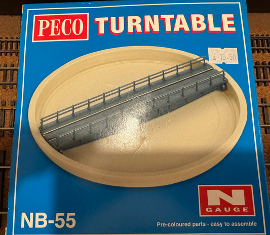 Peco NB-55 (N Gauge) Ransome & Rapier 73ft Bridge and Well Type Turn Table. 