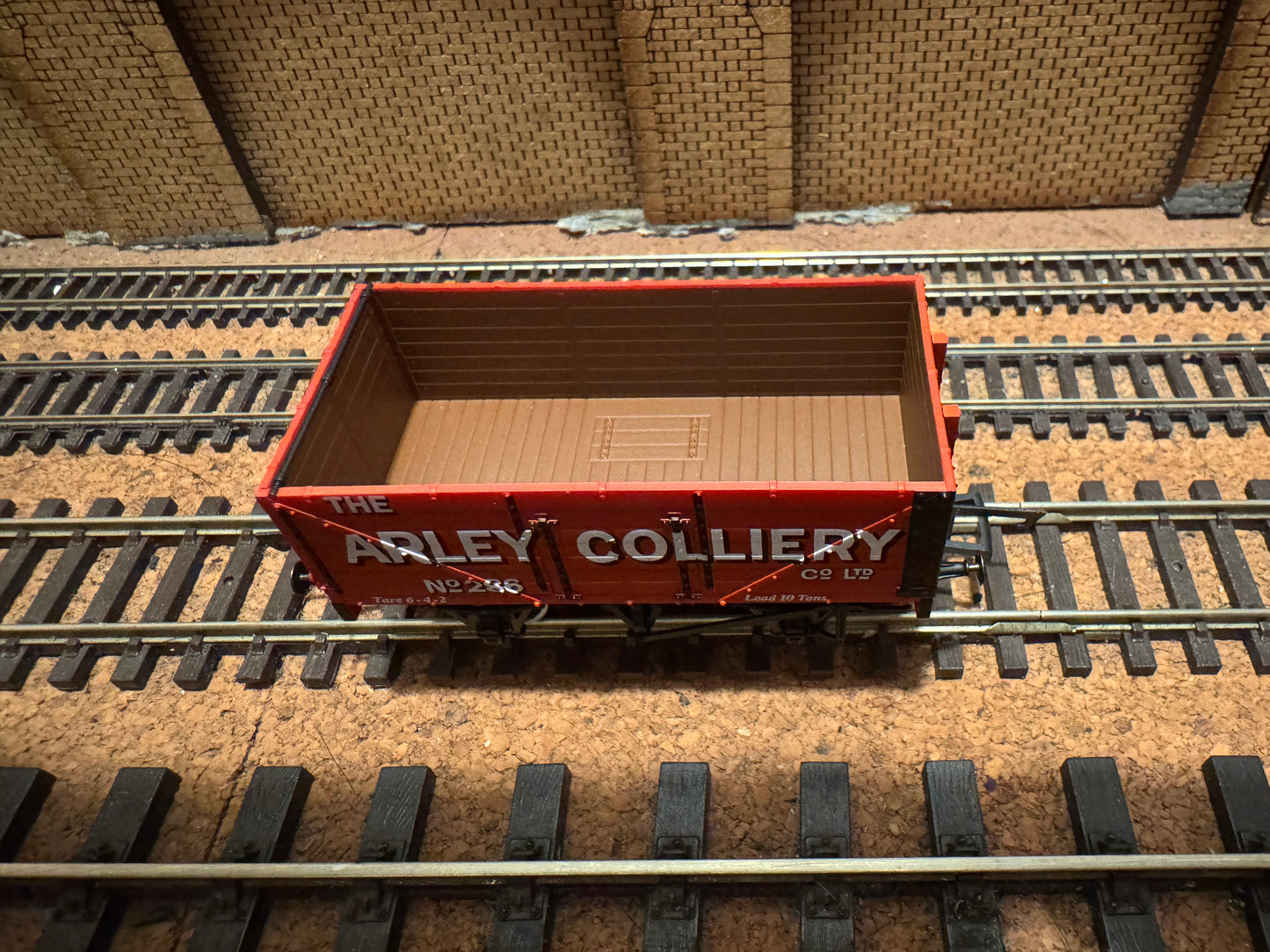 Oxford Rail OR76MW7008 (OO) Arley Collery 12T Severn Plank Open Wagon No.286 