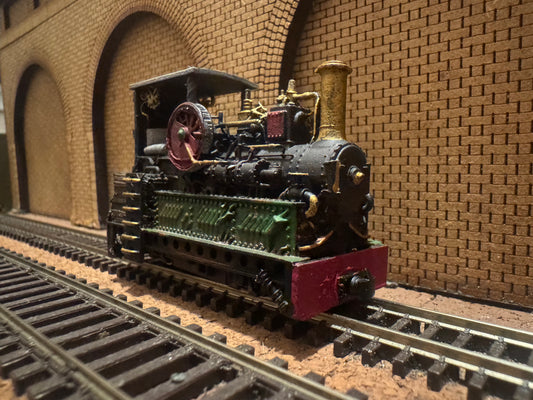 Kato / Mark Holcroft Model Works (OO9) Freelance Flywheel Loco 