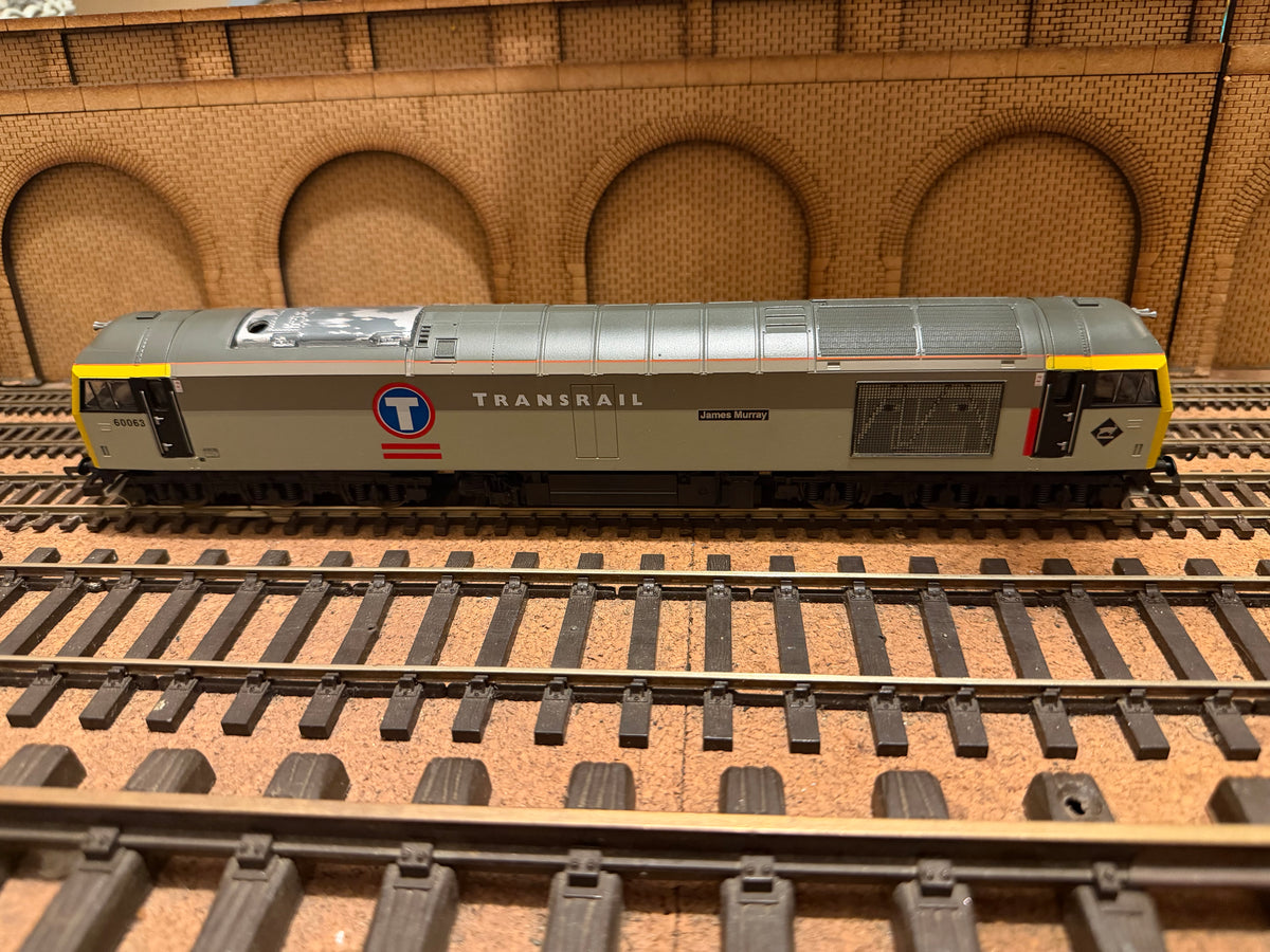 Lima 204768 (OO) British Rail Class 60 No.60063 “James Murray” in Transrail Grey
