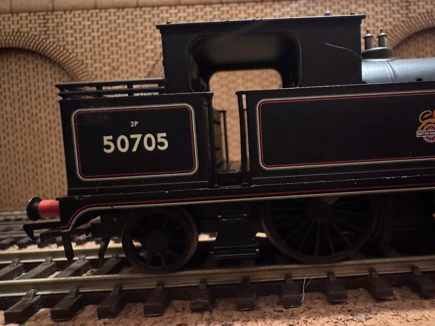 Bachmann 31-169 (OO) Ex L&Y / LMS Class 5 / 2P, 2-4-2 Tank. No.50705 in British Railways Lined Black. (Shed Code 24F, Fleetwood Depot) DCC Ready 