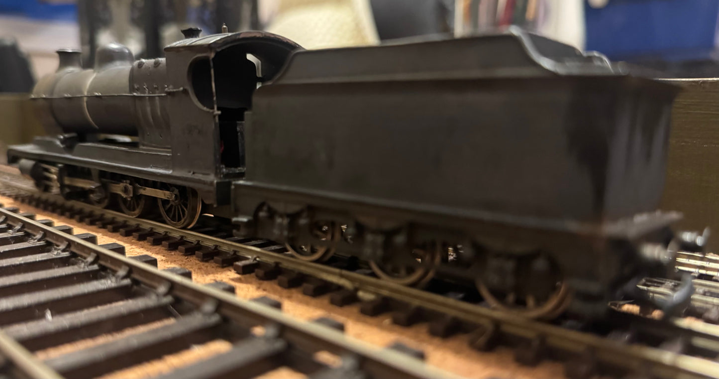 K’s Kit (OO) Ex ROD / GWR 3000 Class, in Heavily Weathered, Unbranded Black. 