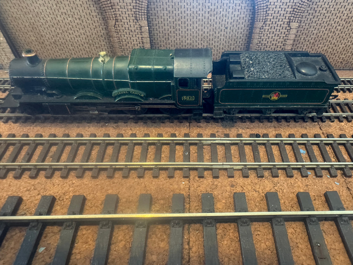Tri-ang T91TT (TT) Ex GWR 4073 ‘Castle Class’ No.5011 “Tintagel Castle” in Lined British Railways Green. 