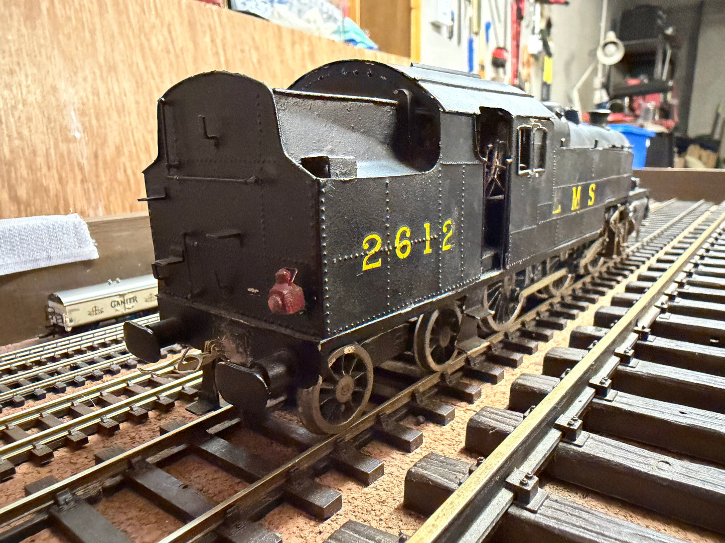 Manufacturer Unknown (O Gauge) London Midland & Scottish Railway ‘Stanier’ 4P Tank No.2612 in unlined LMS Black.