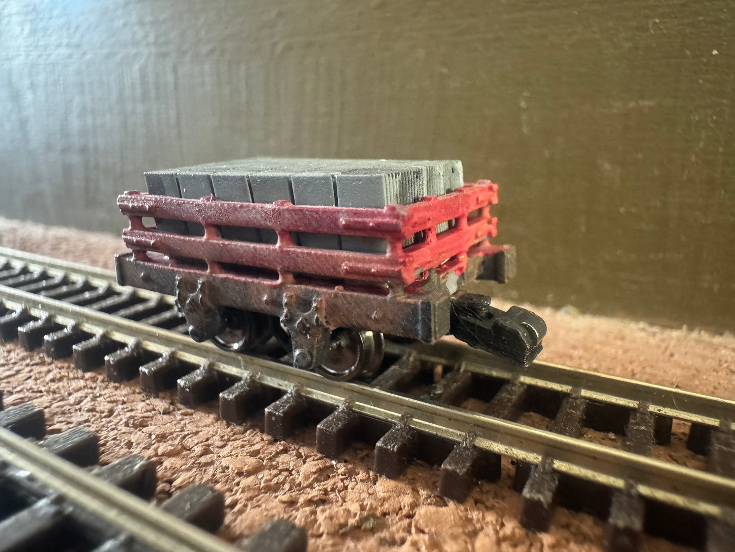 Mini Builds (OO9) Talyllyn Railway Two Bar Loaded 2T Slate Wagons. (Temporally out of stock)